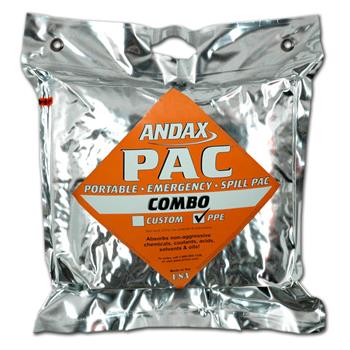 Andax Pac Combo Emergency Spill Kit with PPE