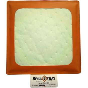 Reusable Oil-Selective Absorbent Drip Pad 10" x 10" Andax Spill Tray™