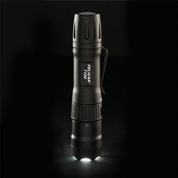 Pelican™ 7100 Tactical Flashlight with an Type II anodized aluminum body