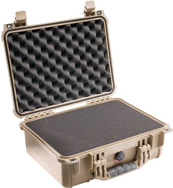 Desert Tan Pelican 1450 Case with Foam