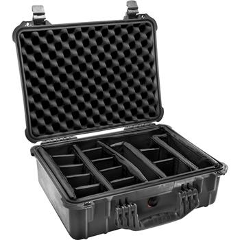 Black Pelican 1520 Case with Padded Dividers