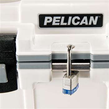 Pelican™ Cooler 30 Quart Cooler molded-in lock hasp