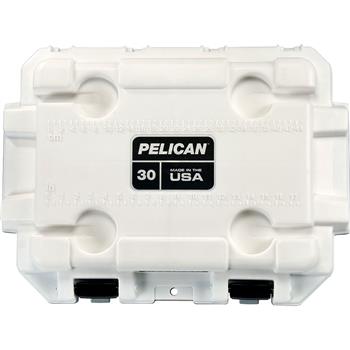Pelican™ Cooler 30 Quart Cooler molded-in handles & tie downs