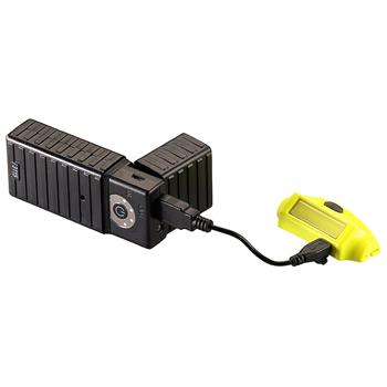 Streamlight Bandit® Rechargeable Headlamp may be charged with the EPU-5200 portable charger (sold separately)