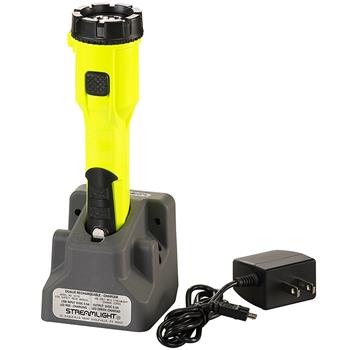 Yellow Streamlight Dualie® Rechargeable LED Flashlight with magnetic clip