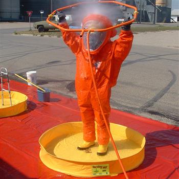 Spill Containment Pools are resistant to many chemicals and solutions