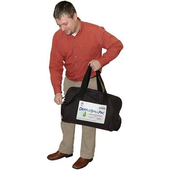 Duffle Spill Pac is portable and easy to store
