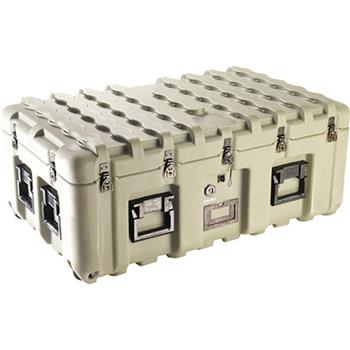 Tan Pelican IS3721-1103 Inter-Stacking Pattern Case with Foam