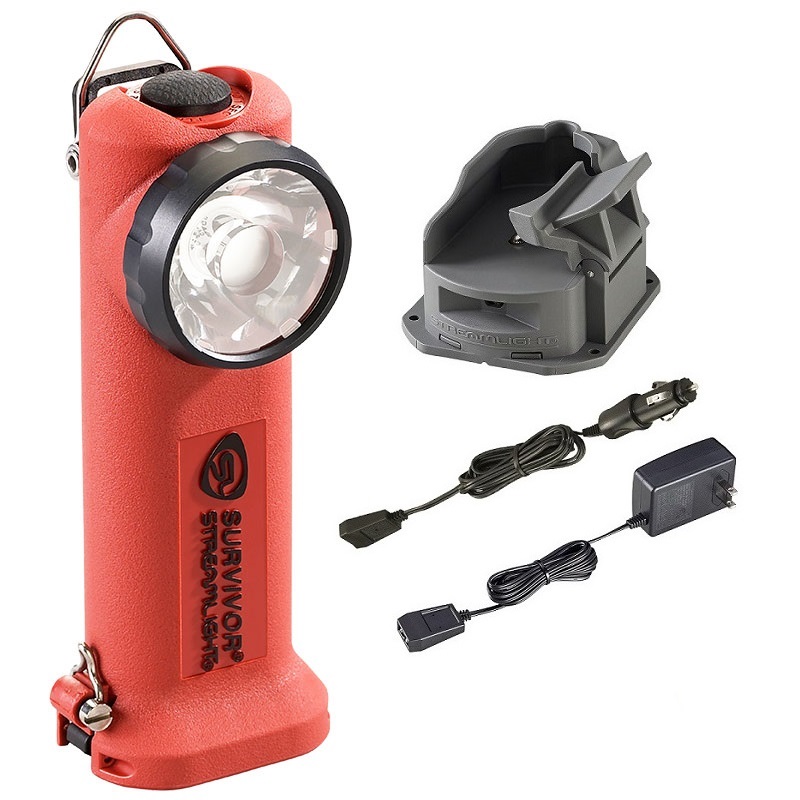 Streamlight 75081 Titanium Singer Flashlight with AC/DC Charger with 2 holder 