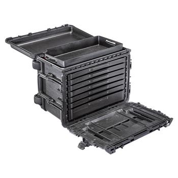0450 Mobile Tool Chest closes securely for transportation