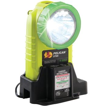 Pelican 3765 LED Rechargeable Flashlight - Photoluminescent - Gen 4