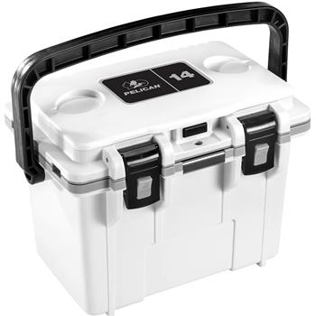 White Pelican™ 14 Qt Elite Cooler with Gray Trim