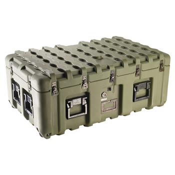 Olive Drab Pelican IS3721-1103 Inter-Stacking Pattern Case without Foam
