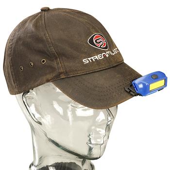Streamlight Bandit® Rechargeable Headlamp may be attached to a cap