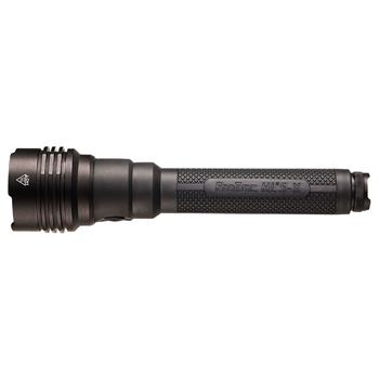 Streamlight ProTac HL® 5-X LED Flashlight with a rubber sleeve to provide a sure grip