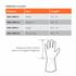 CBRN AirBoss Gloves Size Chart