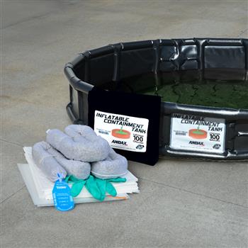 Andax Big Containment Pac™ includes a spill kit & containment pool