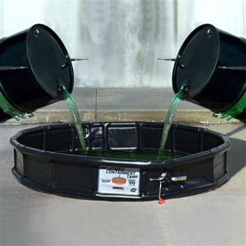 Andax Inflatable Containment Tank™ (ICT) holds up to 100 gallons